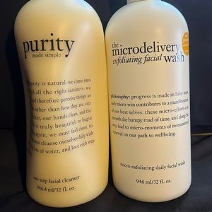 One Step Cleanser & Microdelivery Exfoliating Face Wash, never been open.
